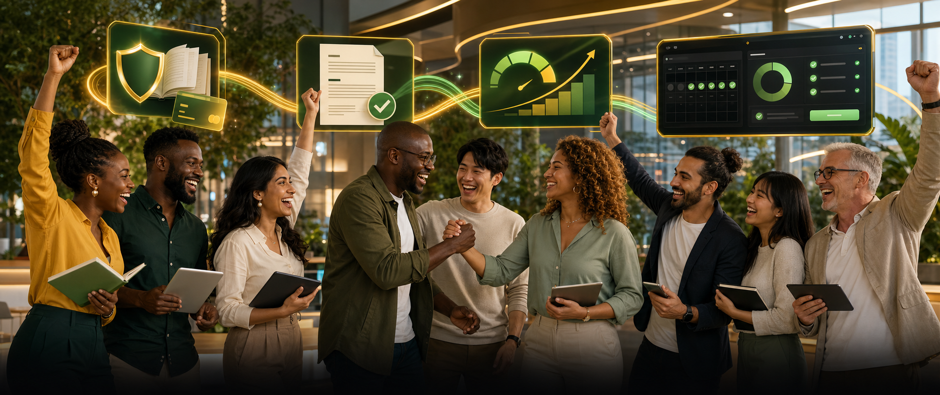 A joyful international community learning money and credit skills together with DueSmart courses, AI voice coaches, and the DueSmart Tracker.